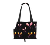 Lightweight, breathable travel small pet shoulder bag, WZYCWB Abstract Ant printed pet shoulder bag