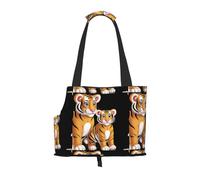 Lightweight, breathable travel small pet shoulder bag, WZYCWB Cute tiger printed pet shoulder bag