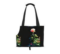 Lightweight, breathable travel small pet shoulder bag, WZYCWB Dictatorship Rose printed pet shoulder bag