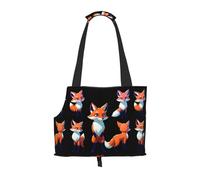 Lightweight, breathable travel small pet shoulder bag, WZYCWB Fantasy Fox printed pet shoulder bag