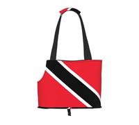 Lightweight, breathable travel small pet shoulder bag, WZYCWB Flag of Trinidad and Tobago printed pet shoulder bag