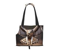 Lightweight, breathable travel small pet shoulder bag, WZYCWB Flying Snake Vulture printed pet shoulder bag