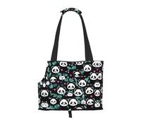 Lightweight, breathable travel small pet shoulder bag, WZYCWB Panda cute face printed pet shoulder bag