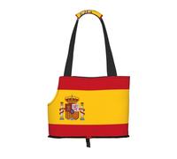 Lightweight, breathable travel small pet shoulder bag, WZYCWB Spanish flag printed pet shoulder bag