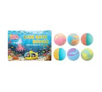 Lightweight Bubble Bath | 180g Moisturising Fragrance Salt Ball, 6 Pack Foam Bath Ball for Women, Wives, Men, Grandma, Girls, Teens, Family, Home, Travel