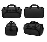 Lightweight Cabin Holdall Travel Gym Weekend Bag, Black, 42L | TB-T-212