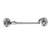 Lightweight Cabin Hook & Eye Polished Chrome 102mm Arm Cabinet Hatch Lock