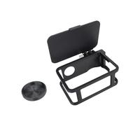 Lightweight Camera Cage Set Including Sunshade Lens Cover for Action 6 Double Defenses Against Damage During Photography Strong Light Protector