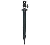 Lightweight Camera Ground Stake Spike Tripod Mount w/ 1/4'' - 20 Ball Head for Gopro, Trail Cameras and Smartphones, Aluminum