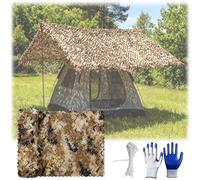 Lightweight Camouflage Netting Military Sunshade Camo Net Oxford Fabric Shooting Camouflage Net for Hunting Camping Theme Party Decoration and Building Shelters 1x1m-15x15m(8x11m)