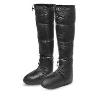 Lightweight Camping Footwear - Warm Down Booties, Durable Nylon Shell, Adjustable Drawstring Closure | Suitable For Outdoor Hiking Backpacking Sleeping Trekking Chilly Temperatures Winter