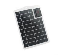 Lightweight Camping Solar Charger 5w 5v Power Solar Panel Polysilicon Prompt Charging for Mobile Phone Tablet Travel USB Hiking Outdoor Emergency