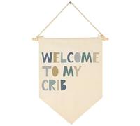 Lightweight Canvas Decoration Children's Room Flag Kindergarten Festival Hanging Enhancing Creativity Playrooms Nursery Wall Art