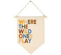 Lightweight Canvas Decoration Children's Room Flag Kindergarten Festival Hanging Enhancing Creativity Playrooms Nursery Decor