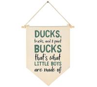 Lightweight Canvas Decoration Children's Room Flag Nursery Nursery Festival Hanging Improvement Creativity Playroom Toddler Bedroom Decoration