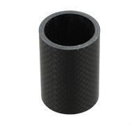 Lightweight Carbon Bike Spacer 30mm Matte Black | 30mm height adjustment, carbon for fibre build, fits 28.6mm forks, matte black finish, road and MTB compatible