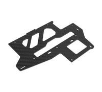 Lightweight Carbon Fiber RC Helicopter Side Plate, Excellent Stability and Reliability for Flywing BELL206 UH1, Simple to Replace - 1 Unit