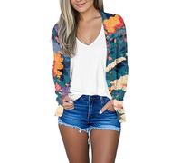 Lightweight Cardigans for Women UK Long Sleeve Open Front Cardigans Lightweight Soft Thin Trendy Casual Breathable Cover U.S Dusters Ladies Cardigans Size 12