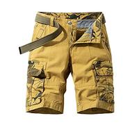 Lightweight Cargo Trousers for Men UK Mens Shorts Summer Regular Fit Stretchy Working Gym Outdoor Yellow Stretchy Men White Basketball Jersey Mans