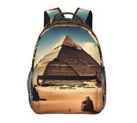 Lightweight Casual Backpacks - Dreaming of the Pyramids of Khufu Print Big Capacity Laptop Daypack Bags, for Men Women Travel Bags