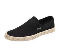 Lightweight Casual Shoes Men's: Board Shoes Slip On Work Shoes Without Laces Slippers Lightweight Summer Shoes Orthopaedic Skateboard Shoes Breathable Cosy Men's Shoes, black, 9.5 UK