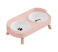 Lightweight Cat Bowl - Reusable Kitten Bowls, 34x17.5x6cm Pet Bowl with Non Slip Feet, Solid Ceramic Food Vessel, Pet Supplies Feeding Bowls, Mealtime Cat Accessory for Everyday Feed