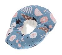 Lightweight Cat Cone Collar with Lovely Ice Cream Pattern Soft Cotton Neck Protection for Surgery and Injury Prevents Licking and Biting for Cats and Small Pets