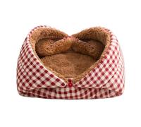 Lightweight Cat House Bed - Easy Space Pet Cave | Compact Size Feline Cave for Kittens, Warm Cushion Pets Caves Bed, Cat Caves House, Indoor Pet Beds for Resting Sleeping Napping