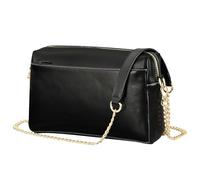 Lightweight Chain Strap Crossbody Handbag With 2.5L Capacity For Cards | Water Resistant Surface Daily Mini Crossbody Bag Work Commute Solid Black