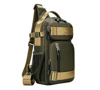 Lightweight Chest Sling Bag For Men, Adjustable Oxford Cloth Crosbody | Shoulder Bag With Multiple Pockets Waterproof For Hiking, Walking, Cycling, Commuting, Camping And Travel, Left-s