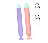 Lightweight, child-friendly digital writing pen made of soft silicone materials with practical lanyard, touch panel pen for children