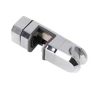 Lightweight Chrome Plated ABS Shower Head Holder - Fits 15mm & 30mm Push Bars Adjustable Design