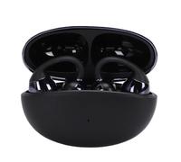 Lightweight Clip On Earbuds with Intuitive Touch Controls for Running and Gym Workouts (Black)