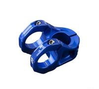 Lightweight CNC Aluminum Alloy Mountain Bike Short Stem for Enhanced Riding Performance (blue)