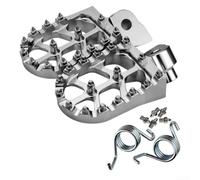 Lightweight CNC Foot Rests For Motocross Riding(Silver)