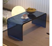 Lightweight Coffee Tables, Acrylic Low Tables, Stable Japanese Floor Table, Dining Tables Tatami Desk For Living Room, Bedroom, Bay Window, No Assembly(Clear,65x30x30cm)