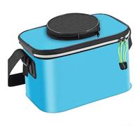 Lightweight Collapsible EVA For Fishing Bucket Designed for Live Fish Holding and On-the-Go For Fishing Gear Management (BlueA)