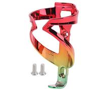 Lightweight Colorful Mountain Bike Bottle Cage Bracket Strong Flexible Cycling Cup Holder for Refueling on the Go (red gold green)