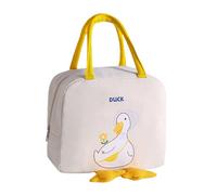 Lightweight Compartment Food Container - Cute Tote Bags, 23x13x20cm Pack Lunch with Smooth Zipper, Meal Box with Lightweight Design, Food Organizer, Snack Storage for Children