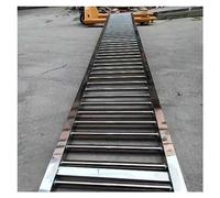 Lightweight Conveyor for Warehouses & Factories | Unpowered Roller Slides with 1" Galvanized Steel Rollers | Efficient Material Handling & Unloading Solution