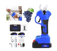Lightweight Cordless Electric Garden Pruning Shears with 25mm Blade, 2 Pack Rechargeable Battery, Brushless Tree Branch Pruner DIY Tools