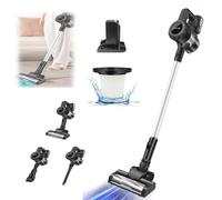 Lightweight Cordless Vacuum Cleaner Brushless, 15KPA Powerful Pet Vacuum Cleaner with 30000mAh Rechargeable Battery, Up To 65 Mins Runtime, LED Headlight for Pet Hair Carpet Hard Floor