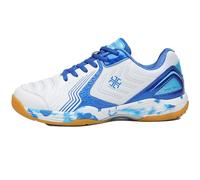 Lightweight Court Tennis Shoe,Volleyball Pickleball Sneakers,Squash Tennis Shoes,Comfort Badminton Shoes,Comfortable,Shock Resistant,Lightweight,for Badminton Squash White