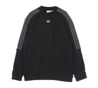Lightweight Crewneck Sweatshirt with Logo - male - Adidas - Long Sleeve Training Tops - Black - XL - Sport XL
