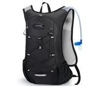 Lightweight Cycling Backpack for Men Women, Bike Backpack with Helmet Holder, Outdoor Hiking Daypack for Travel, 25L