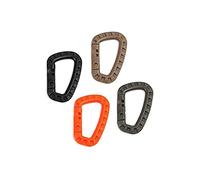 Lightweight D-ring type carabiner high-strength polymer [set of 4] Durable processing