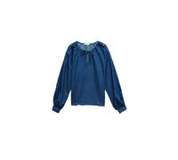 Salsa Jeans 21010871 Long Sleeve Blouse Blue L Woman