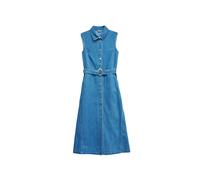 Lightweight Denim Sleeveless Dress Women Salsa Jeans Bleu S