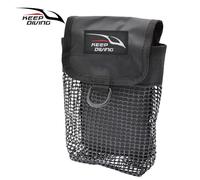 Lightweight Diving Gear Bag with Strong Clip for Storing SMB Markers and Reel Equipment (Black)
