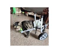 Lightweight Dog & Cat Wheelchair for Rear Legs - Pet Mobility Aid for Small, Medium, Large Dogs & Cats - Arthritis Rehabilitation Trolley (XXS)